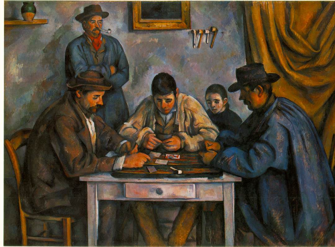 'Les joueurs de carte', Cezanne (1890-92) 