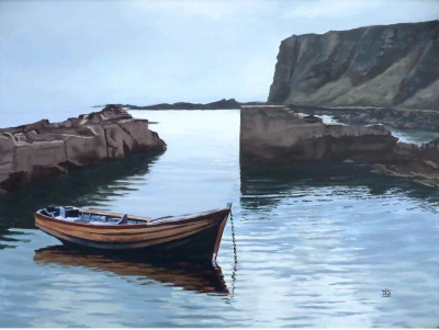 Auchmithie Harbour by David Ian Smith