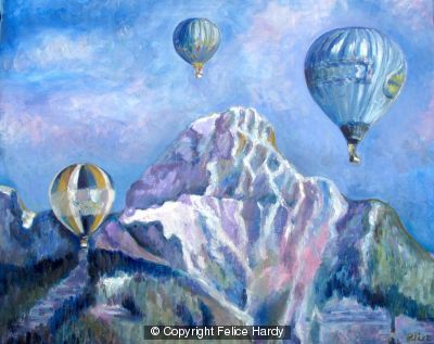 Three balloons by Felice Hardy