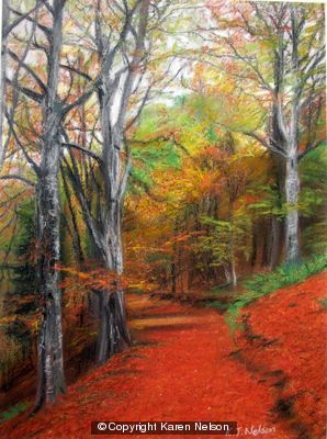 Autumn Colours I Torsonce by  Karen Nelson