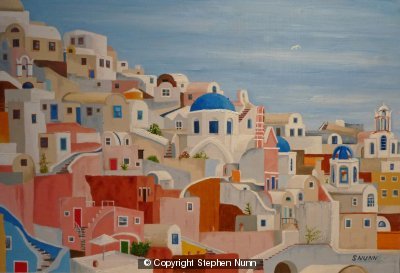 Ois Santorini by Stephen Nunn
