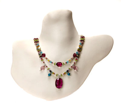 Multi-Colour Necklace by Mihaela Zhekova