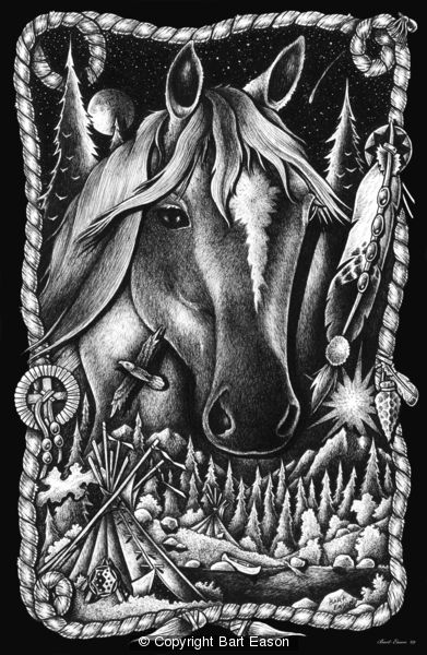 Pony Culture w/ Black Border by Bart Eason