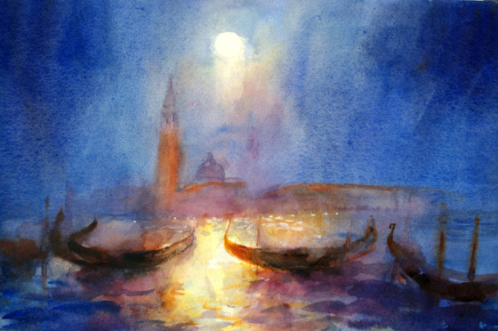 San Giorgio by Moonlight by Cecil Rice