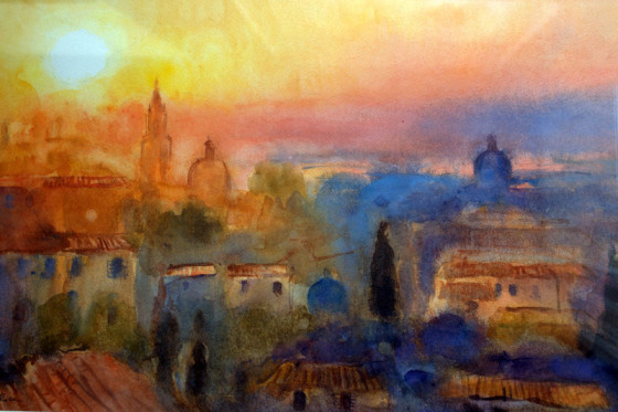 Sunset, Florence by Cecil Rice