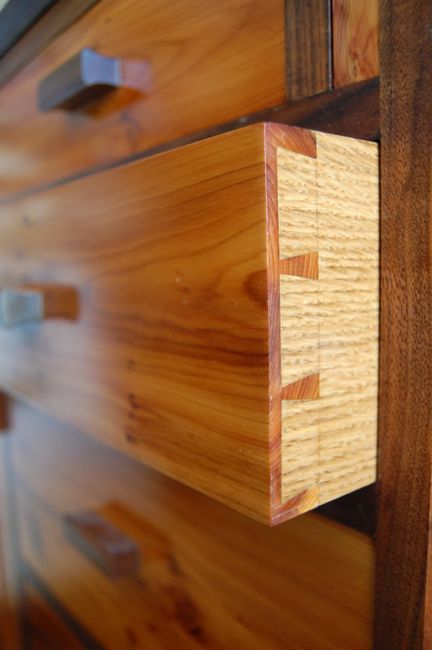 Bureau Hand Cut Dovetails by John Jacques