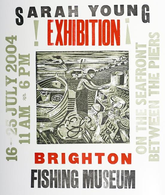 sarah-young-exhibition-brighton-fishing-musem-poster