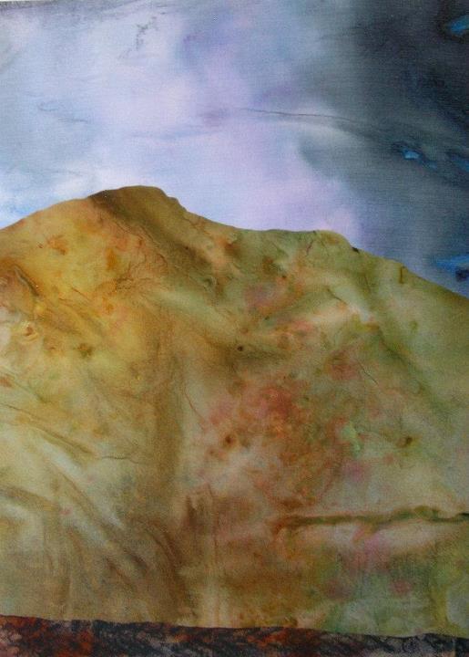 pen-y-ghent-ascent-silk-collage-monoprint-jane-carlisle-bellerby