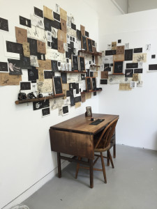 Emily Lucas, The archive of Roland J Worcester, 160x80x200cms