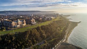 photo-of-Folkestone-UK-from-the-air