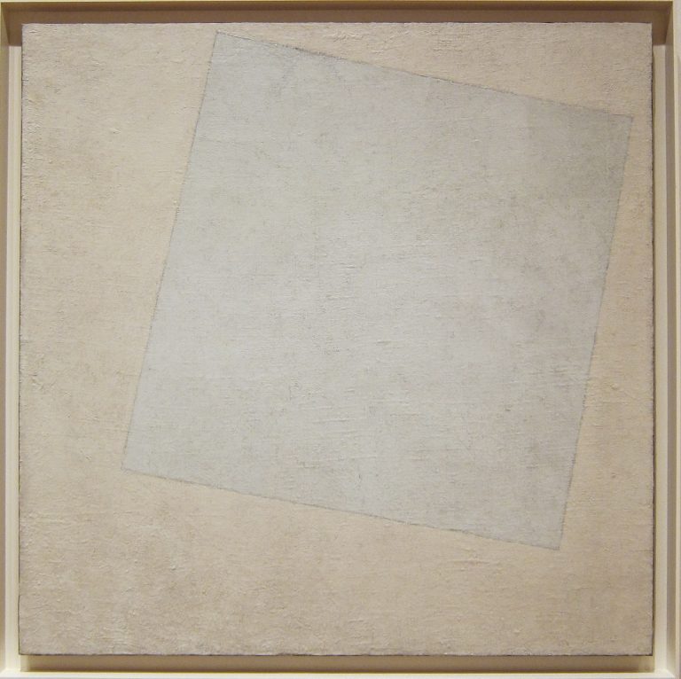 Kazimir Malevich, Suprematist Composition:  White on White, 1918