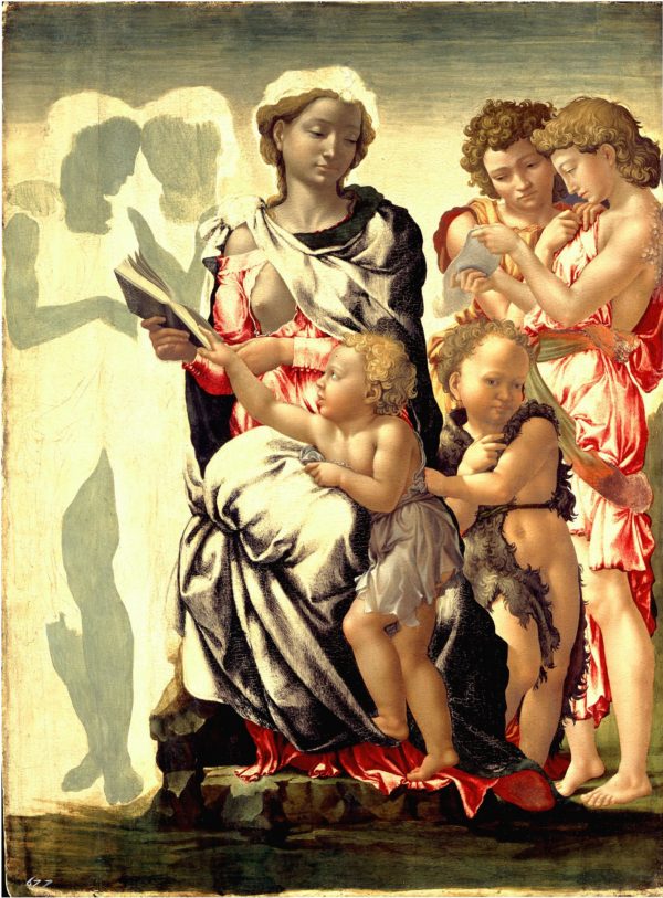 manchester-madonna-'the-virgin-and-child-with-saint-john-and-angels-('the-manchester-madonna')''.-national-gallery-london-15-march-2007-attributed-to-michelangelo-888-michelangelo-manchester-madonna