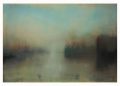 Light Over The Port | Northcote Gallery - Oil on Paper - By Richard Whadcock - landscape
