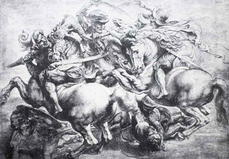 Battle of Anghiari by Rubens - a emulation of one of Da Vinci's lost masterpieces of the same name.
