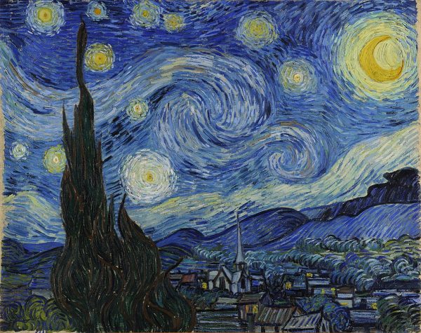 Starry-night-by-vincent-van-gogh