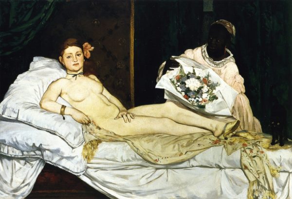 Olympia by Manet is one of the world's most famous nudes