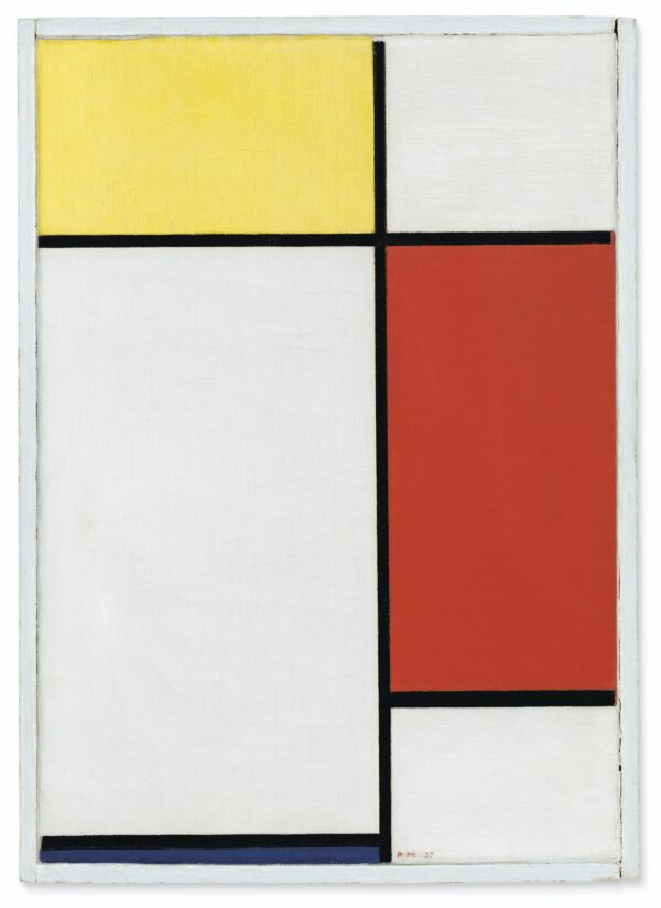Piet Mondrian's geometric works are often associated with abstract art 
