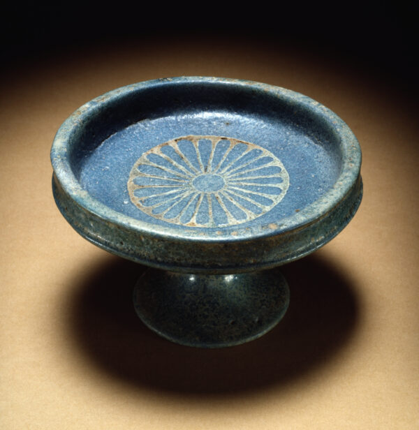 The color blue was popular in ceramics