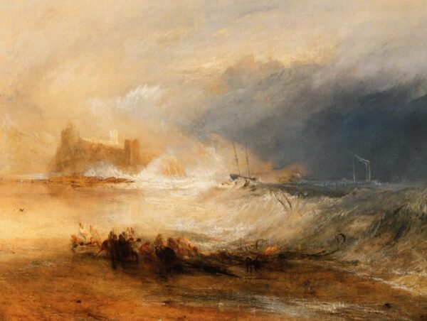 J.M.W. Turner, Wreckers – Coast of Northumberland, oil on canvas