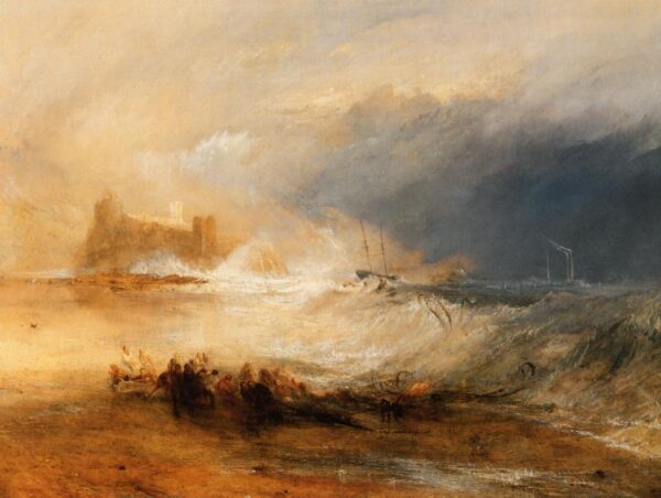 J.M.W. Turner, Wreckers – Coast of Northumberland, oil on canvas 