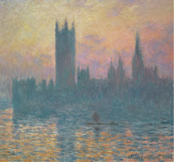 Monet's Houses of Parliament painting